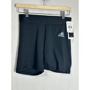 Adidas Alphaskin Sport Tights Shorts Black Compression Training DP6067 Womens M